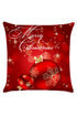 Sexy Christmas Holiday Ornaments Red Throw Pillowcase